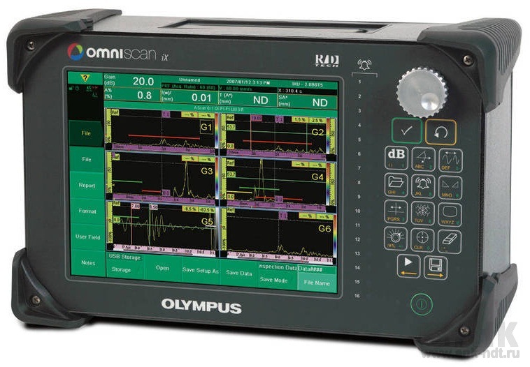 Ультразвуковой дефектоскоп OLYMPUS Omniscan iX UT