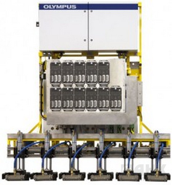 Система контроля всего объема вращающейся трубы Olympus NDT RTIS