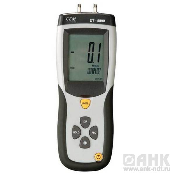Дифференциальный цифровой манометр CEM DT-8890