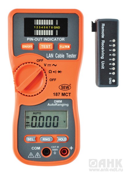 187 MCT кабельный тестер