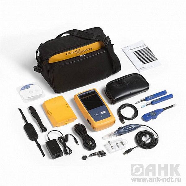 Комплект из видеомикроскопа FI-7000 INTL с насадками для MPO и набором для очистки коннекторов