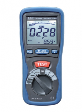 Поверка мегаомметра DT-5505